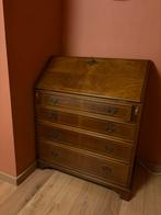 Houten secretaire met 4 lades, Huis en Inrichting, Kasten | Secretaires, Ophalen, Gebruikt