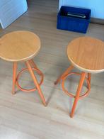 2 krukjes, Huis en Inrichting, Krukjes, Ophalen, Gebruikt, Hout