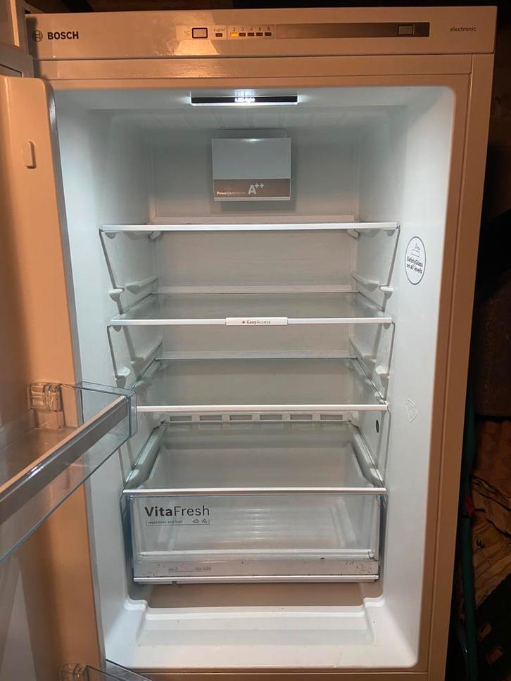 Bosch A++ koelkast diepvries combinatie, Witgoed en Apparatuur, Vriezers en Diepvrieskisten, Gebruikt, 160 cm of meer, 60 tot 90 cm