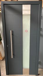 Aluminium voordeur 102 x 216 cm Links kleur Antraciet 7016