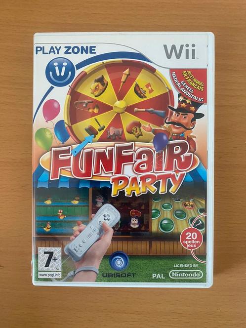 Fun fair party (WII), Spelcomputers en Games, Games | Nintendo Wii, Zo goed als nieuw, 3 spelers of meer, Vanaf 3 jaar, Ophalen of Verzenden