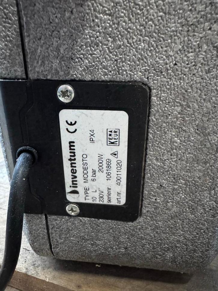 Inventum Q-line 10L Boiler - Compact Keukenboiler, Doe-het-zelf en Verbouw, Geisers en Boilers, Gebruikt, Boiler, Minder dan 20 liter
