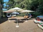 Diverse (8) parasols 160 tot 300 cm diameter., Ophalen, Gebruikt, Stokparasol