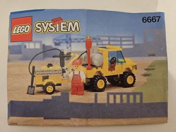 Lego Classic Town Traffic 6667 Pothole Patcher beschikbaar voor biedingen