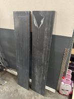 2x Vensterbank kunststof grijs 4x30, Doe-het-zelf en Verbouw, Platen en Panelen, Ophalen of Verzenden, Zo goed als nieuw, Vensterbank