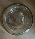 Smoke glazen decoratie schaal 2 zijdig gebruiken o.a. Kerst, Ophalen of Verzenden, Nieuw, Glas, Minder dan 50 cm