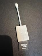 Apple Originele Lightning-naar-SD-kaartlezer - Wit, Ophalen of Verzenden, Nieuw