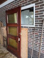 Hardhouten voordeur, Ophalen, Gebruikt, 80 tot 100 cm, Buitendeur