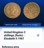 United Kingdom 2 Shilling (Florijn) Elizabeth II 1967, Ophalen, Buitenland, Munten