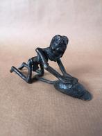 Oude bronzen of messing beeldje uit Ghana, Ophalen of Verzenden