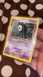 Unown holo neo 14/75 pokemon kaart 1995 vintage NM, Ophalen of Verzenden, Zo goed als nieuw, Meerdere kaarten