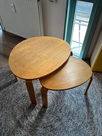 Vintage ikea Svalsta set bijzettafels 1999 alvar aalto style beschikbaar voor biedingen