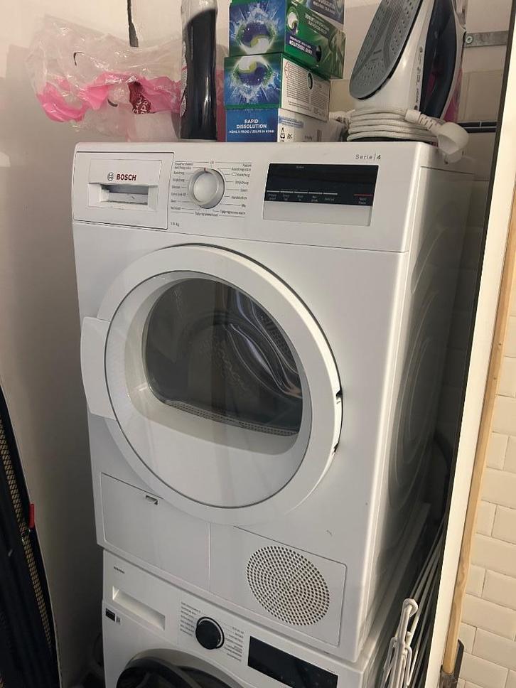 Bosch Serie 4 WTH85202NL warmtepompdroger 8 kg – A++, Witgoed en Apparatuur, Wasdrogers, Zo goed als nieuw, Condens, Voorlader