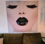 Kunstwerk 140x140 met aluminium lijst, Huis en Inrichting, Ophalen, 125 cm of meer, 75 cm of meer, Print