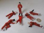 Vintage PITSTOP FORMULE 1 FIGUREN 7 X (Voor bij Diorama!), Ophalen of Verzenden, Zo goed als nieuw, Overige typen, Overige merken