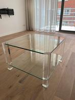 Glazen tafel 80x80 cm, Vierkant, Glas, 75 cm of meer, Ophalen