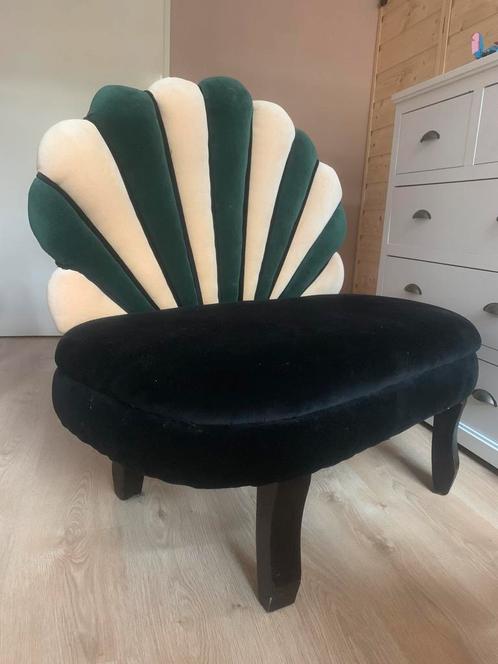 Uniek bankje, Huis en Inrichting, Fauteuils, Zo goed als nieuw, Hout, Stof, 75 tot 100 cm, Minder dan 75 cm, Ophalen