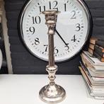 Zilverkleurige Kandelaars - Diverse Hoogtes, Ophalen of Verzenden, Zilver