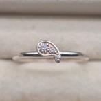 Zilveren ring SPJ 925 maat 19, Sieraden, Tassen en Uiterlijk, Ringen, Verzenden, 19 tot 20, Zo goed als nieuw, Met edelsteen