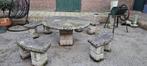 Betonnen tuinset, Tuin en Terras, Tuinsets en Loungesets, Ophalen, Gebruikt, Overige materialen, Tuinset