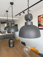 HK Living eetkamerlampen, 3 stuks, grijs metaal, Huis en Inrichting, Lampen | Hanglampen, Minder dan 50 cm, Gebruikt, Metaal, Ophalen