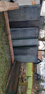 Stalen gegalvaniseerde golfplaten. 10 stuks, Doe-het-zelf en Verbouw, Metalen, Ophalen of Verzenden