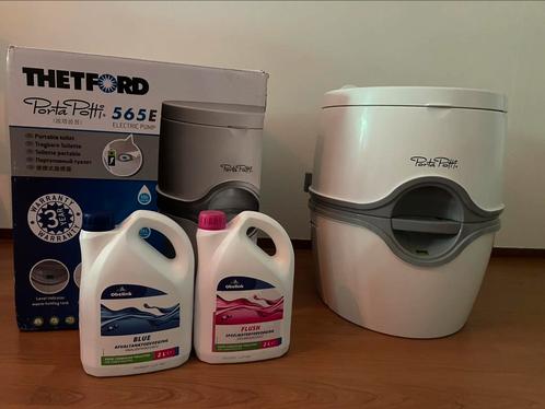 Porta Potti 565E (elektrische pomp), Caravans en Kamperen, Kampeeraccessoires, Zo goed als nieuw, Ophalen