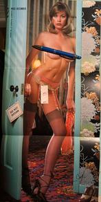 Poster playmate December 1977 Ashley Cox, Rechthoekig Staand, Verzenden, Deurposter of groter, Zo goed als nieuw