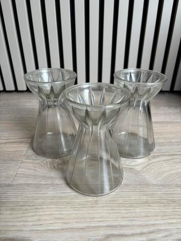 Hyacintglazen 3 stuks jaren 60/70 beschikbaar voor biedingen