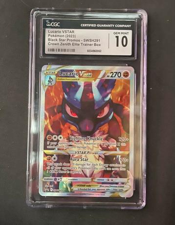 Lucario VSTAR SWSH291 CGC 10 beschikbaar voor biedingen
