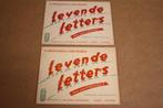 Levende Letters - Lees-overtrekboekje I & II - Ca 1960, Boeken, Overige Boeken, Ophalen of Verzenden, Zo goed als nieuw