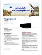 3 toegangskaarten tickets Artis Amsterdam dierentuin, Drie personen of meer