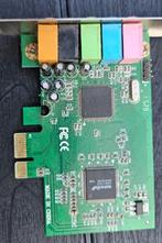PCIe Geluidskaart 5.1 merk Ewent, Computers en Software, Ophalen of Verzenden, Gebruikt, Intern, Overige merken