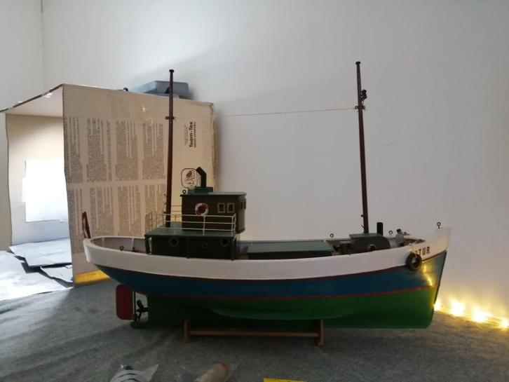 Modelboot, Hobby en Vrije tijd, Modelbouw | Boten en Schepen, Gebruikt, 1:32 tot 1:50, Overige merken, Ophalen