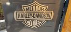Harley-Davidson Bord Rvs, Reclamebord, Ophalen of Verzenden