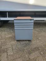 Ahrend ladeblok - 3 lades - grijs met trespa topblad, Huis en Inrichting, Kasten | Ladekasten, Ophalen, Kofferen 60, Minder dan 50 cm
