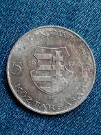 Hongarije 5 Forint 1947 Lajos Kossuth - Zilver, Verzenden, Hongarije, Losse munt, Zilver