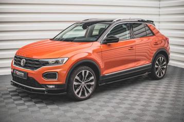 Voorlip spoiler sideskirt diffuser - Volkswagen T-Roc 17-21 beschikbaar voor biedingen