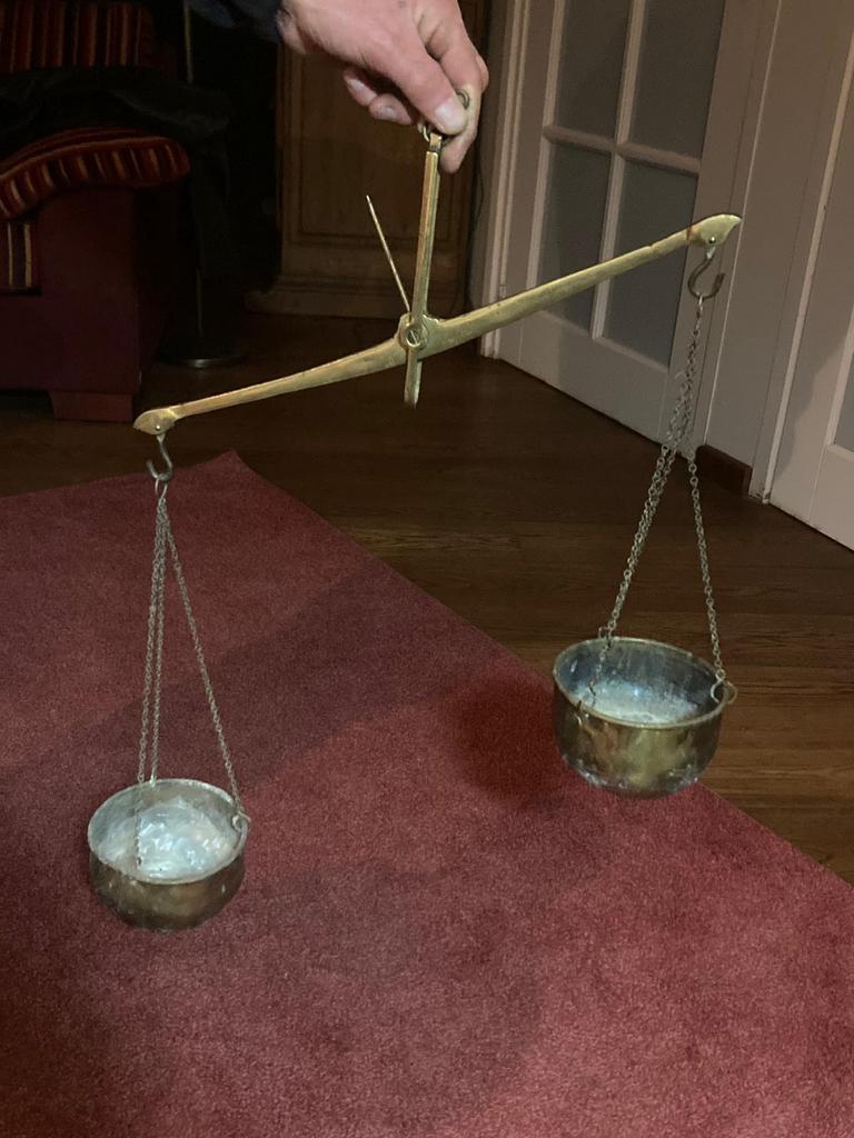 Messing plantenhanger, Ophalen, Gebruikt