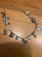 Prachtige zilveren bedelketting met bedels., Ophalen of Verzenden, Zo goed als nieuw, Zilver