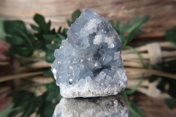 Celestien ruw stuk #0550 mineraal edelsteen, Verzamelen, Mineralen en Fossielen, Ophalen of Verzenden