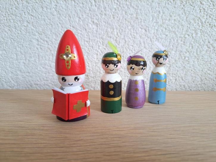 Sint en pieten pegdolls setje, Diversen, Sinterklaas, Nieuw, Ophalen of Verzenden