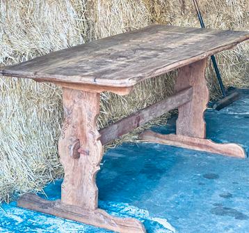 * uniek item Kloostertafel kasteeltafel 2.00 meter antiek * beschikbaar voor biedingen