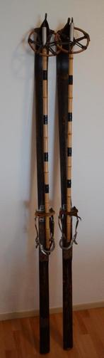 Houten ski's, antieke ski's met stokken, Skiën, Ski's, Ophalen, Overige merken