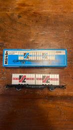 MÄRKLIN HO 4668 Containerwagon, Wisselstroom, Wagon, Ophalen of Verzenden, Zo goed als nieuw