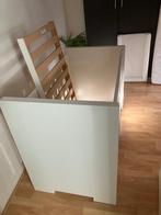 Kinderbedje, Kinderen en Baby's, Kinderkamer | Bedden, Ophalen, Gebruikt, 70 tot 85 cm, Minder dan 140 cm