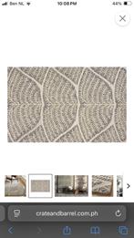 Crate & Barrel Eden wollen vloerkleed - 200 x 300 cm, Ophalen, Zo goed als nieuw, Vierpersoons of meer, Stof