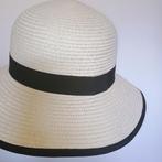 Elegante Rieten Hoed, Kleding | Dames, Hoeden en Petten, Ophalen, Nieuw, 58 cm (L, 7¼ inch) of meer, Hoed