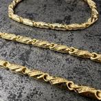 18k gouden ketting met armband set versace, Sieraden, Tassen en Uiterlijk, Kettingen, Ophalen of Verzenden, Nieuw, Goud