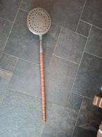 Antieke koperen haardschep/aslepel houten steel – open haard, Antiek en Kunst, Antiek | Koper en Brons, Ophalen of Verzenden, Koper